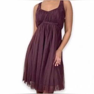 Anthropologie Moulinette Soeurs Burgundy Dress